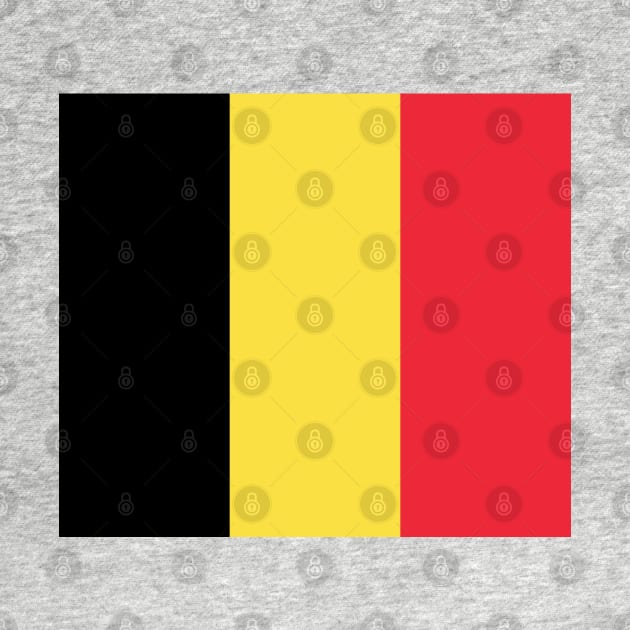 Flag of Belgium by COUNTRY FLAGS